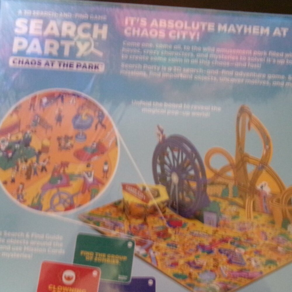 NWT 2 Games - Search and Find: Chaos at the Park 3D and How to Rob a Bank Game - Picture 7 of 9
